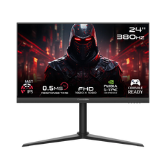 GAMEON GOMP24FHD380IPS Midnight Pro Series 24" FHD, 380Hz, MPRT 0.5ms, HDMI 2.1, Fast IPS Gaming Monitor - Black