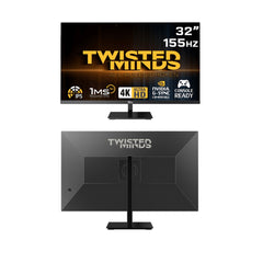 Twisted Minds UHD 32'', 4K, 155Hz, 1ms, HDMI 2.1 Gaming Monitor