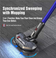 Dibea FC20 Cordless Stick Vacuums with Mopping Floor Brush