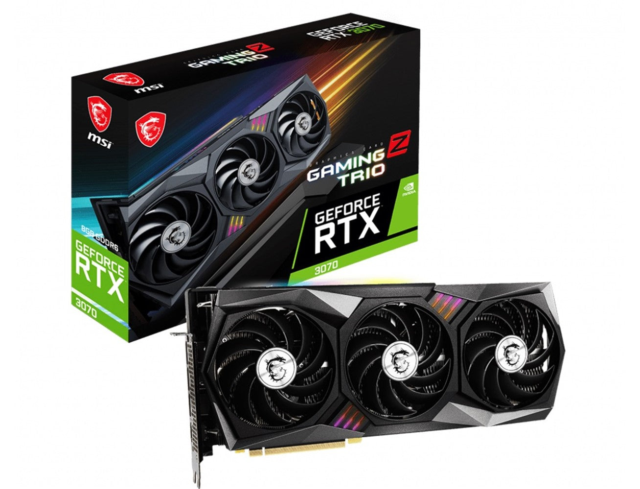 MSI GeForce RTX 3070 GAMING Z TRIO 8G LHR GDDR6 Gaming Graphics Card - Level Up