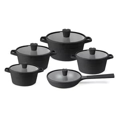 OSFE 12PCS COOKWARE SET Black