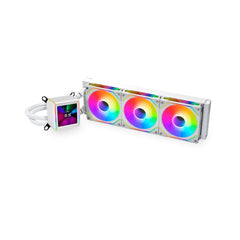 LIAN LI Galahad II LCD SL-INF 360mm ARGB Liquid CPU Cooler - White