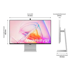 Samsung View Finity S9 27" 5K,IPs,5ms, 60Hz Flat Gaming Monitor   LS27C902PAMXUE