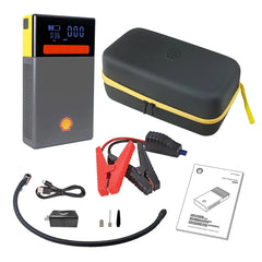 Shell Model SH824,1PK Shell 24000 mAh Jump Starter with Compressor, Amps 3 Volts 5V