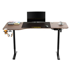 Twisted Minds T-Shaped Gaming Desk Electric-Height Adjustable - Right (160x75cm)