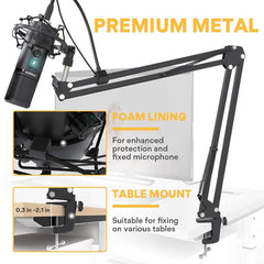 Maonocaster AU-PM421 USB Microphone Kit With One-Touch Mute