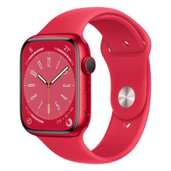 APPLE WATCH SERIES 8 GPS 41MM RED ALUMINIUM  SPORT BAND - GPS