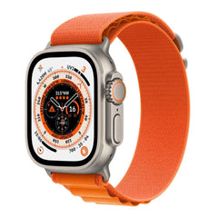 APPLE WATCH ULTRA GPS + CELLULAR, 49MM TITANIUM CASE WITH ORANGE ALPINE LOOP - SMALL