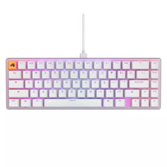 Glorious GMMK2 65% Pre-Built Keyboard-White, Arabic