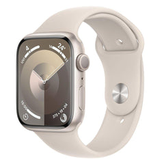 APPLE WATCH SERIES 9 GPS 41MM STARLIGHT ALUMINIUM CASE WITH STARLIGHT SPORT BAND - S/M