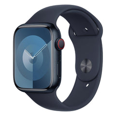 APPLE WATCH SERIES 9 GPS + CELLULAR 41MM MIDNIGHT ALUMINIUM CASE WITH MIDNIGHT SPORT BAND - M/L