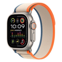 APPLE WATCH ULTRA 2 GPS + CELLULAR, 49MM TITANIUM CASE WITH ORANGE/BEIGE TRAIL LOOP - M/L