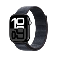 APPLE WATCH SERIES 10 GPS 42MM JET BLACK ALUMINIUM CASE WITH INK SPORT LOOP