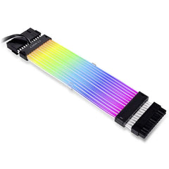 LIAN LI Strimer Plus V2 24 Pin Addressable RGB Power Extension Cable with L-Connect 3 Controller