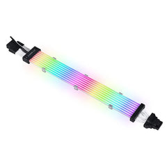 LIAN LI STRIMER PLUS V2 12+4 to 12+4-Pin, 8 Light Guides Addressable RGB Extension Cable