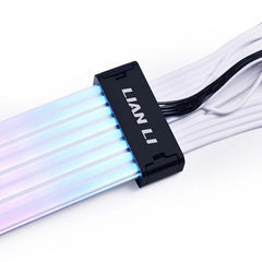 LIAN LI STRIMER PLUS V2 12+4 to 12+4-Pin, 8 Light Guides Addressable RGB Extension Cable