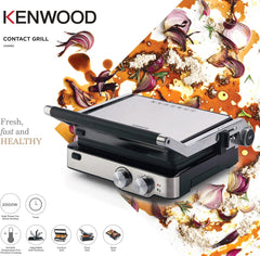 KENWOOD HEALTH GRILL 2000W METAL - HGM80.000SS