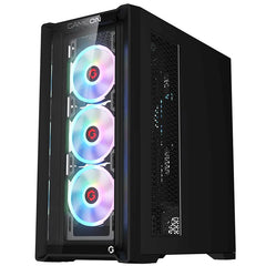 حقيبة ألعاب GAMEON Vortex Midnight Series Mid Tower - أسود