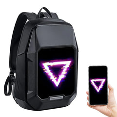 Divoom Cyberbag Customizable Pixel LED Animation Display Backpack With App Control -Black