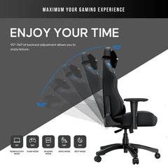 Andaseat Luna series Gaming Chair Large - Black/Blue