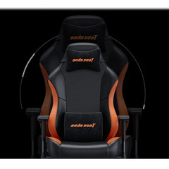 Andaseat Luna series Gaming Chair Large - Black/Orange