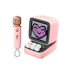 Divoom DitooMic Bluetooth Speaker Microphone Karaoke Function - Pink