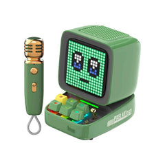 Divoom DitooMic Bluetooth Speaker Microphone Karaoke Function - Green