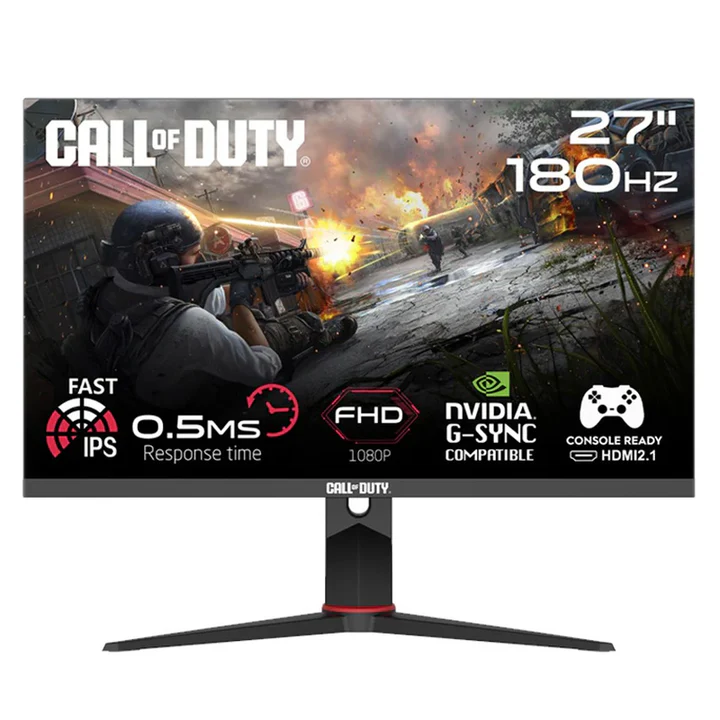 GAMEON X Call Of Duty COD27FHD 180 IPS 27inch FHD HDMI2.1 180Hz MPRT 0.5msFast IPS HDR Flat Gaming Monitor Support PS5