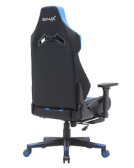 Gamax Gaming Chair model BS-7012 with Foot Rest - Black & Blue ( Installation not included )