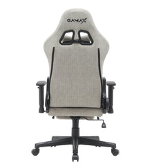 Gamax Gaming Chair model BS-7970 with Foot Rest - Light Gray ( Installation not included )