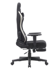 Gamax Gaming Chair model BS-7970 with Foot Rest - Black ( Installation not included )