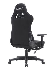 Gamax Gaming Chair model BS-7970 with Foot Rest - Black ( Installation not included )