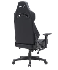 Gamax Gaming Chair model BS-7012 with Foot Rest - Black ( Installation not included )