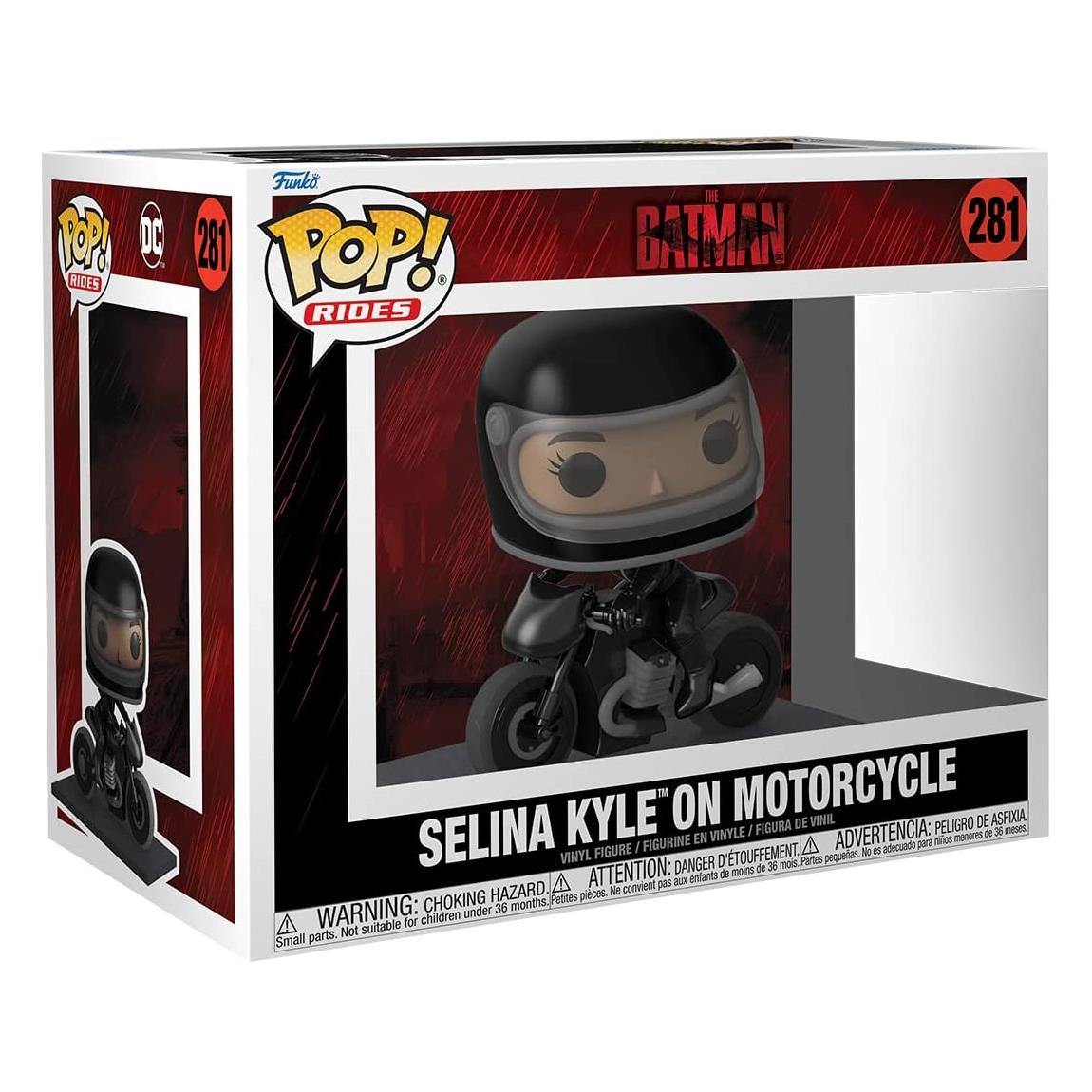 POP RIDES: DC COMICS- THE BATMAN SELINA KYLE AS CATWOMAN W/ MOTORCYCLE - Level Up