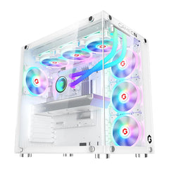 GAMEON Emperor Midnight III Series Mid Tower Gaming Case - White