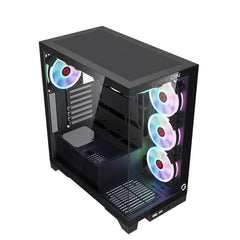 GAMEON Emperor Midnight IV Series Mid Tower Gaming Case - Black