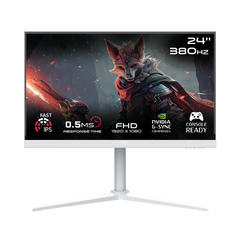 GAMEON GOAP24FHD380IPS Artic Pro Series 24" FHD, 380Hz, MPRT 0.5ms, HDMI 2.1, Fast IPS Gaming Monitor - White