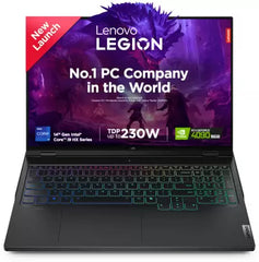 كمبيوتر محمول للألعاب Lenovo Legion Pro 7 مقاس 16 بوصة 240 هرتز WQXGA (2560x1600) Intel Core i9-14900HX، GeForce RTX™ 4090 16GB GDDR6، 2x 16GB SO-DIMM DDR5-5600