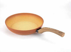 Scratch-Resistant Skillets Silicone Handle for Set Granite Frying Pan