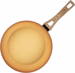 Scratch-Resistant Skillets Silicone Handle for Set Granite Frying Pan