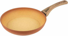 Scratch-Resistant Skillets Silicone Handle for Set Granite Frying Pan