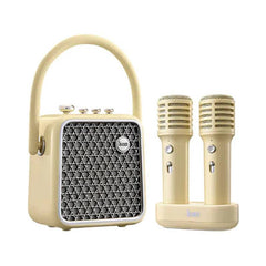 Divoom SongBird SE Portable Bluetooth Speaker With Dual Microphone Karaoke Function - yellow