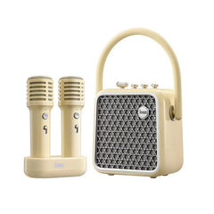 Divoom SongBird SE Portable Bluetooth Speaker With Dual Microphone Karaoke Function - yellow