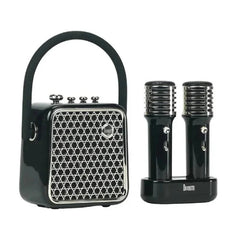 Divoom SongBird SE Portable Bluetooth Speaker With Dual Microphone Karaoke Function - Black