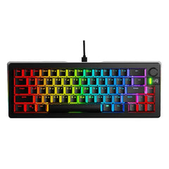 Glorious GMMK 3 65% Prebuilt Wired Mechanical Gaming Keyboard - Black, Arabic