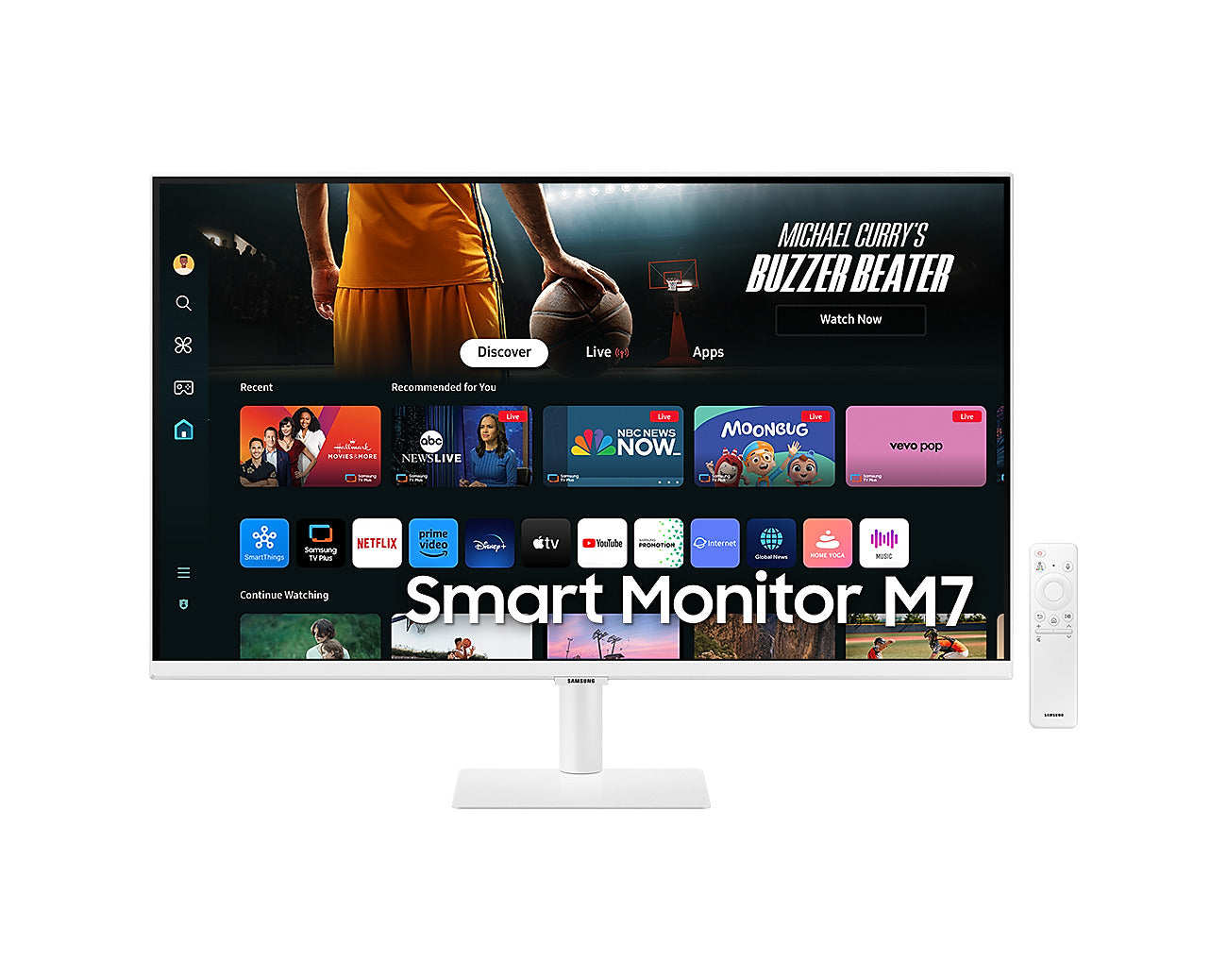 Samsung 32" M70D Smart 4K UHD,4MS,Flat,60HZ LS32DM703UMXUE