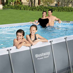 BESTWAY Power Steel Oval Pool Set, 549 x 274 x 122 cm – 56710 - Level UpBESTWAYSwimming Pools56710