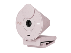 Logitech Brio 300 1080p USB-C webcam with Privacy shutter - Rose