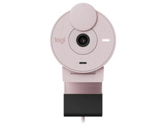 Logitech Brio 300 1080p USB-C webcam with Privacy shutter - Rose