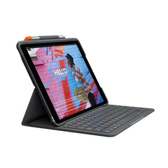 Logitech Slim Folio for iPad 7th Generation, Arabic - Graphite